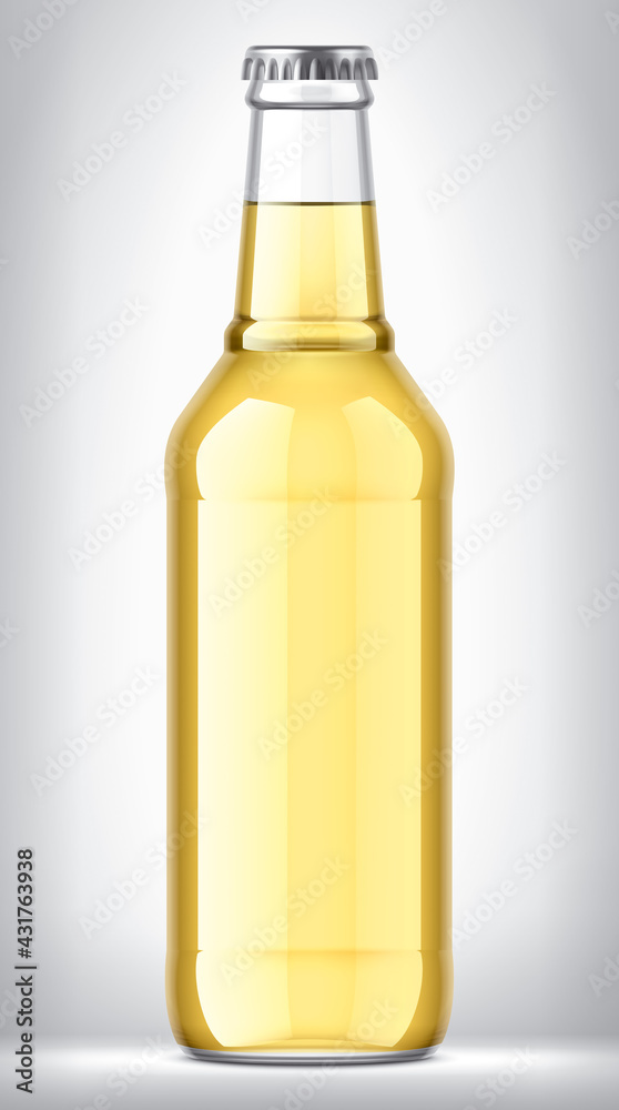 Glass Bottle on background. Glass Bottle on background.