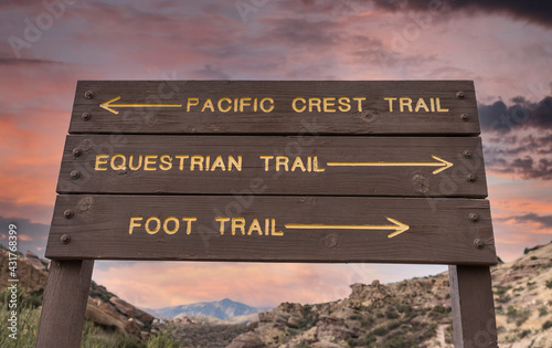 Directional sign pointing t...