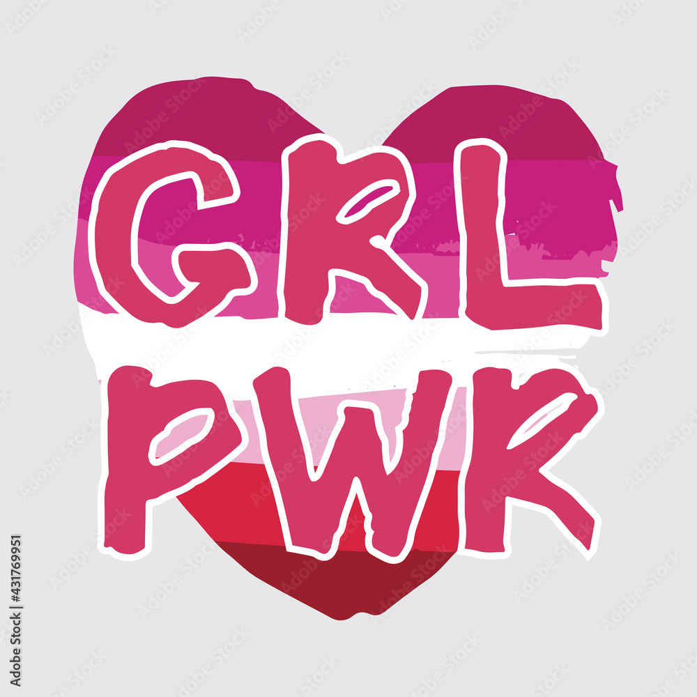 Girl power handwritten inscription on lesbian flag background. GRL PWR hand lettering. Feminist slogan. Empowering phrase, saying. Modern illustration for t-shirt, sweatshirt, or other apparel print. Girl power handwritten inscription on lesbian flag background. GRL PWR hand lettering. Feminist slogan. Empowering phrase, saying. Modern illustration for t-shirt, sweatshirt, or other apparel print.