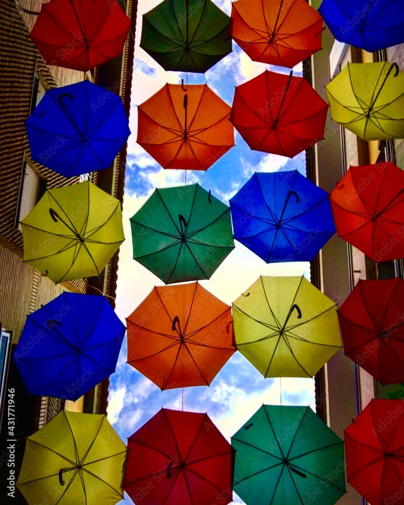 Colored Umbrellas Colored Umbrellas