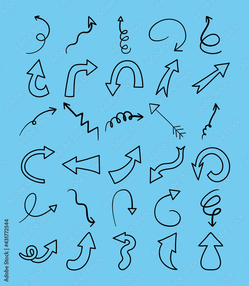 hand drawn arrows hand drawn arrows