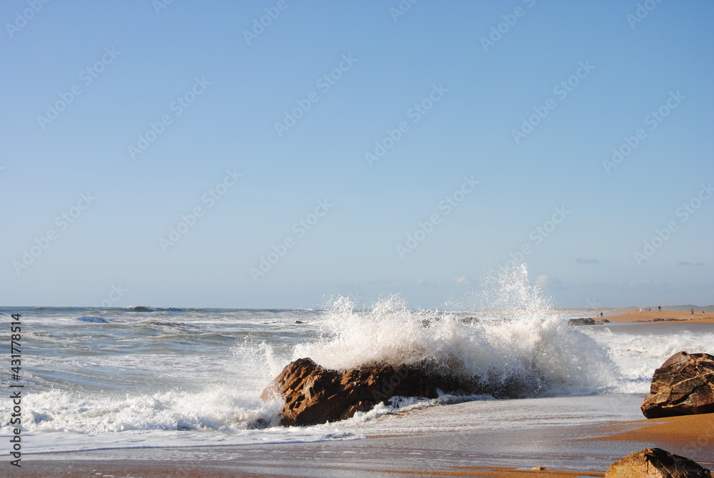 Fototapeta premium Côte de Lumière, Plage de la Paracou, Les Sables d'Olonne