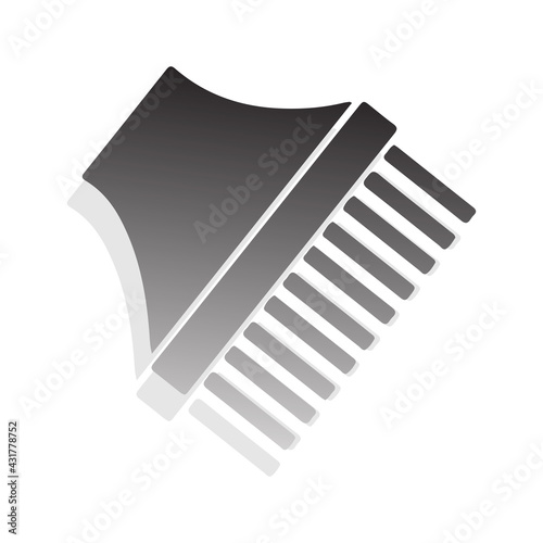 Hair comb icon for neatness