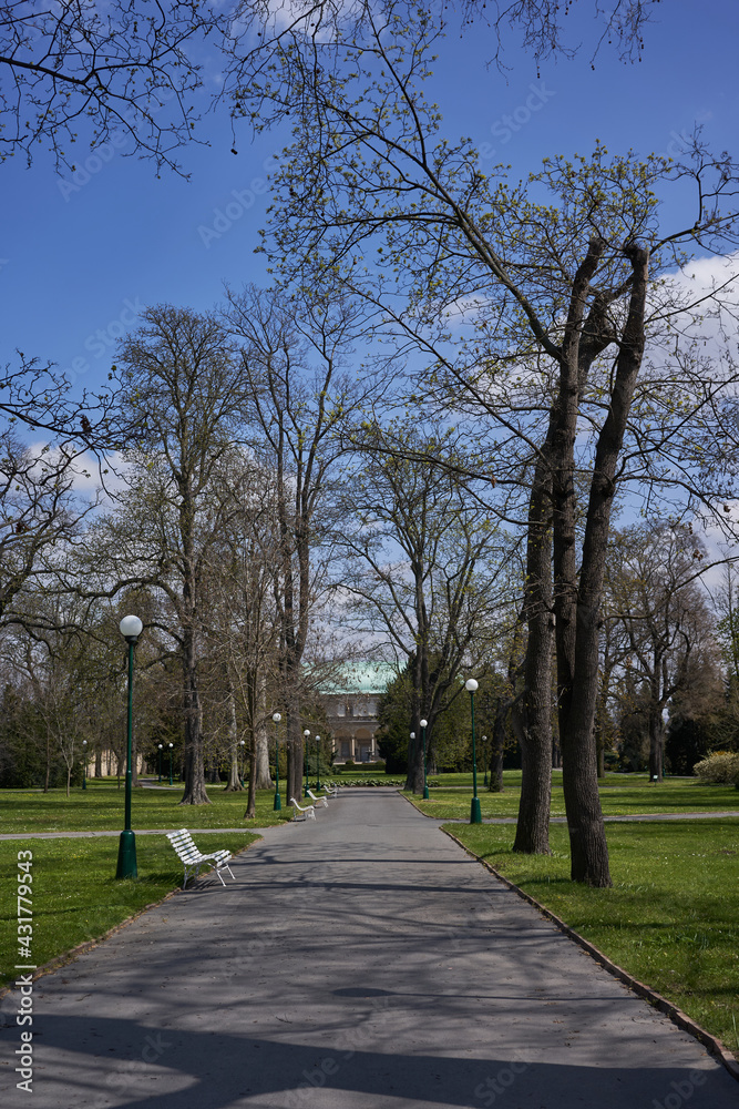 Prague, Czech Republic - April 23, 2021 - spring in the Royal Garden at Prague Castle Prague, Czech Republic - April 23, 2021 - spring in the Royal Garden at Prague Castle