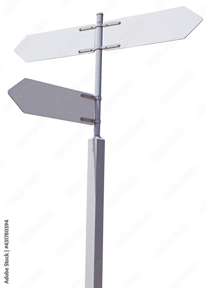 informations signs pointers on a metal pole informations signs pointers on a metal pole