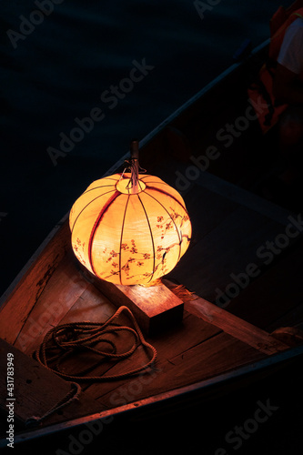 lantern in the night