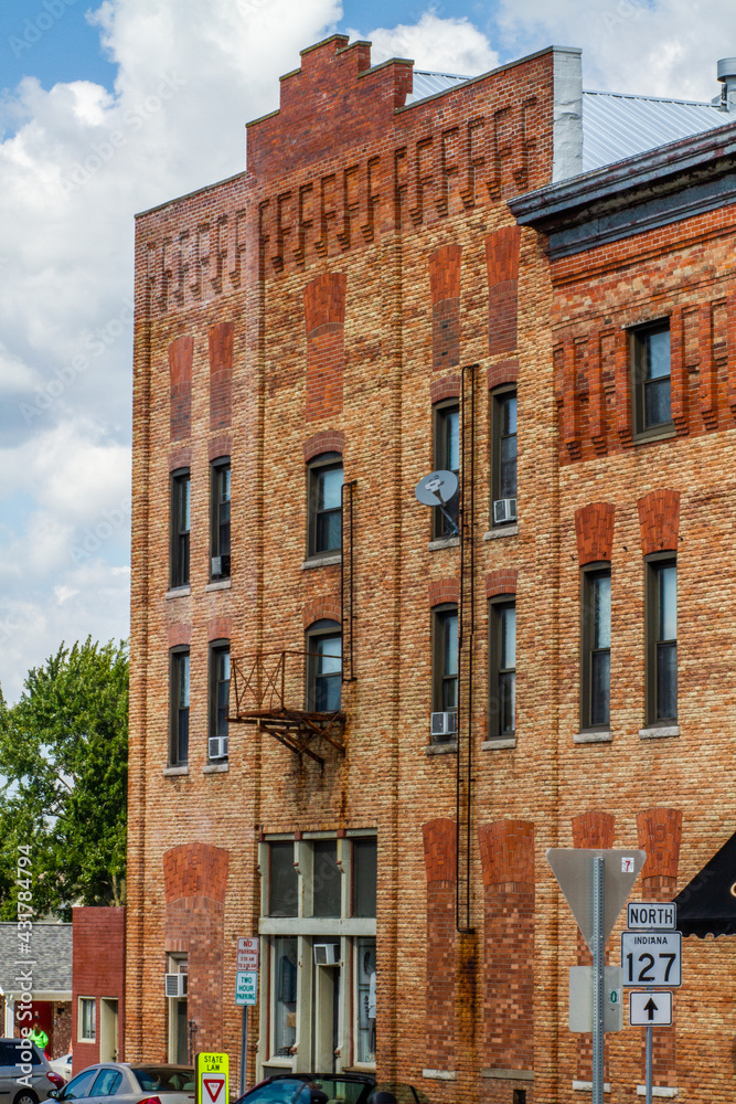 Fototapeta premium Old Building in Angola Indiana