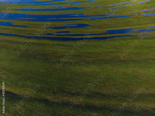 field and blue sky