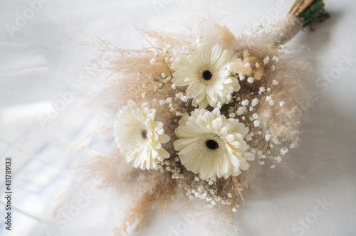 Wedding bouquet in boho style