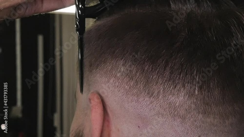 Barber work, hair care
