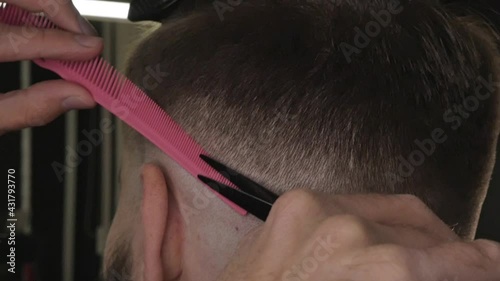 Barber work, hair care