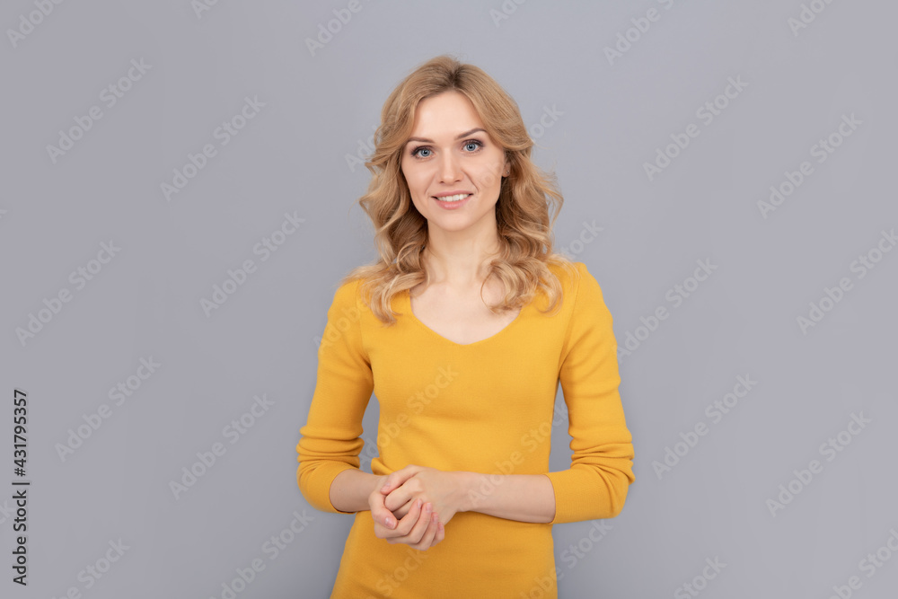 cheerful blonde beauty woman with curly hair, fashion cheerful blonde beauty woman with curly hair, fashion