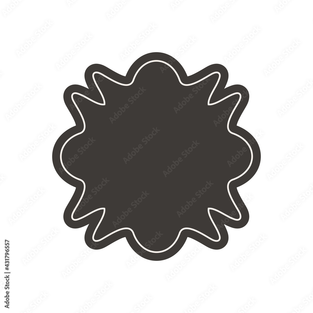 Fototapeta premium silhouette emblem template
