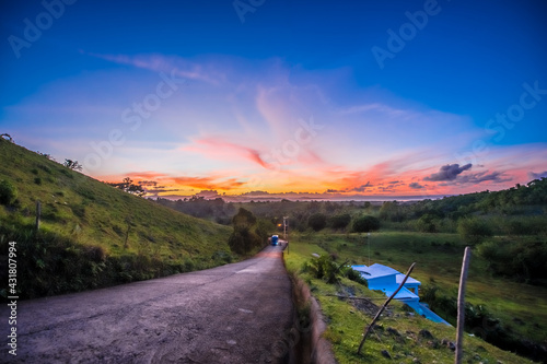 Rio San Juan December Sunset