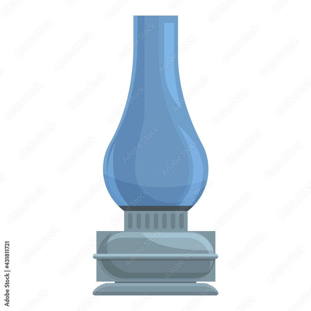 Old oil lamp icon. Cartoon and flat of Old oil lamp vector icon for web design isolated on white background Old oil lamp icon. Cartoon and flat of Old oil lamp vector icon for web design isolated on white background