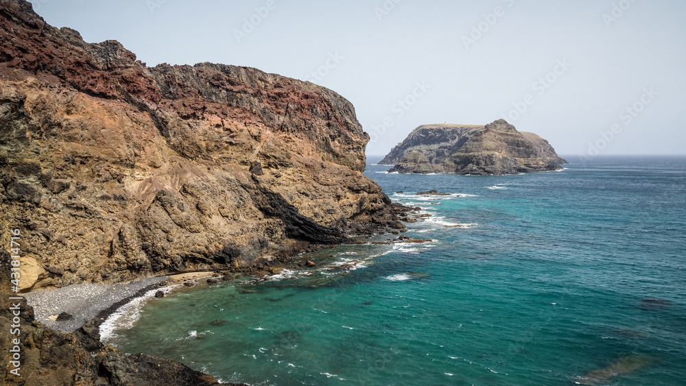 Fototapeta premium Porto Santo is a Portuguese island 43 kilometres northeast of Madeira Island in the North Atlantic Ocean.