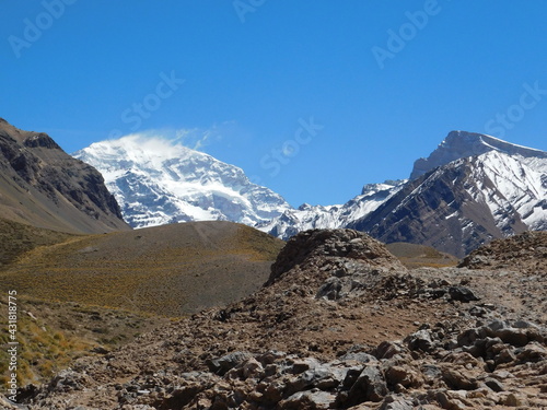 Aconcagua with clouds. © Pablo