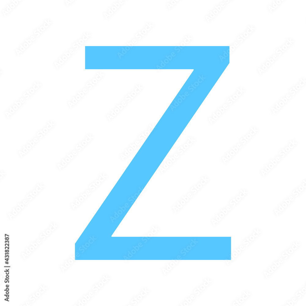LETTER Z SIMPLE CLIP ART VECTOR ILLUSTRATION LETTER Z SIMPLE CLIP ART VECTOR ILLUSTRATION