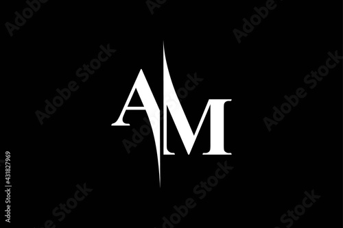 AM Monogram Logo Design