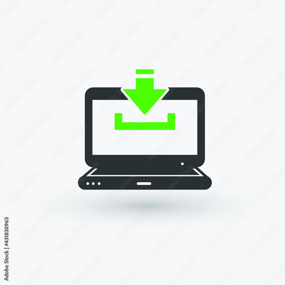 Downloading data sign graphic trendy design Downloading data sign graphic trendy design
