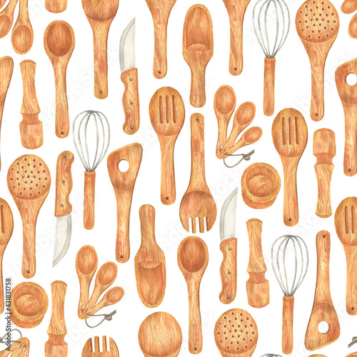 Pattern kitchen utensils