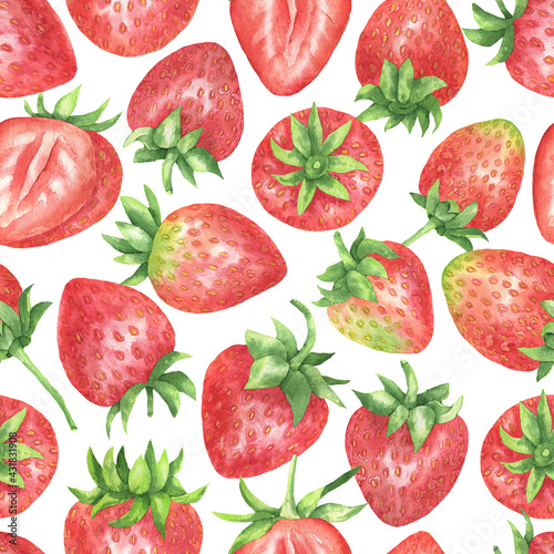 Fototapeta Naklejka Na Ścianę i Meble -  Strawberry pattern