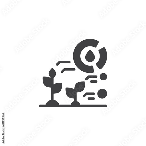 Agriculture diagram vector icon