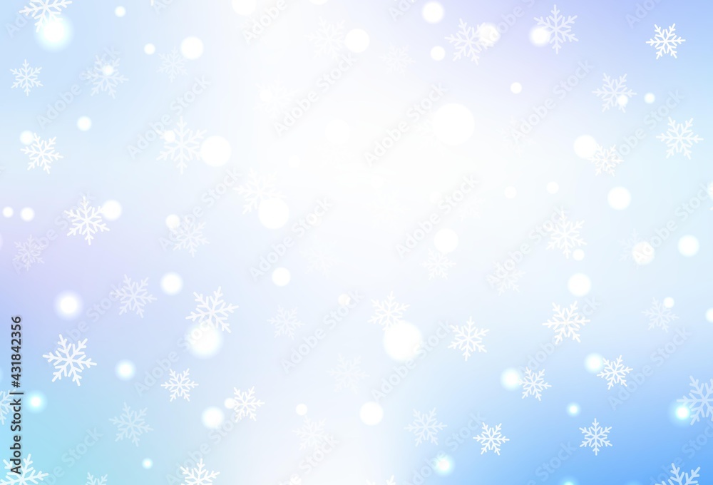 Light Pink, Blue vector backdrop in holiday style.