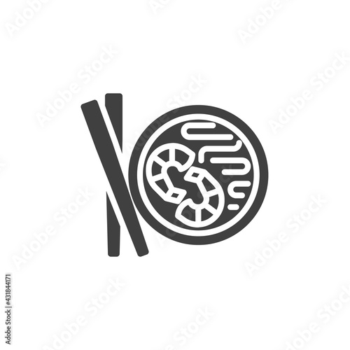 Pad thai vector icon
