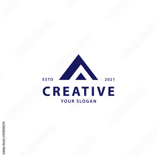 Letter A Logo Design Concept - Premium Logo Vector Illustration