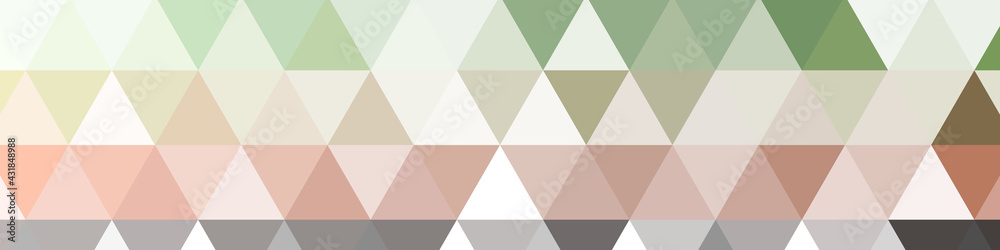 Fototapeta premium Abstract color Low-Polygones Generative Art background illustration