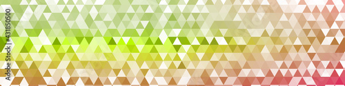 Abstract color Low-Polygones Generative Art background illustration