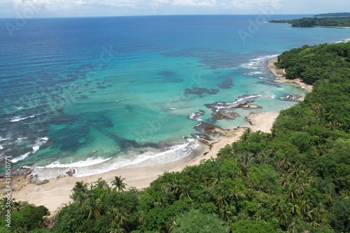 Caribbean Coast of Limon in Costa Rica -aerial views of Cocles, Punta Uva, Playa Chiquita and Puerto Viejo © WildPhotography.com