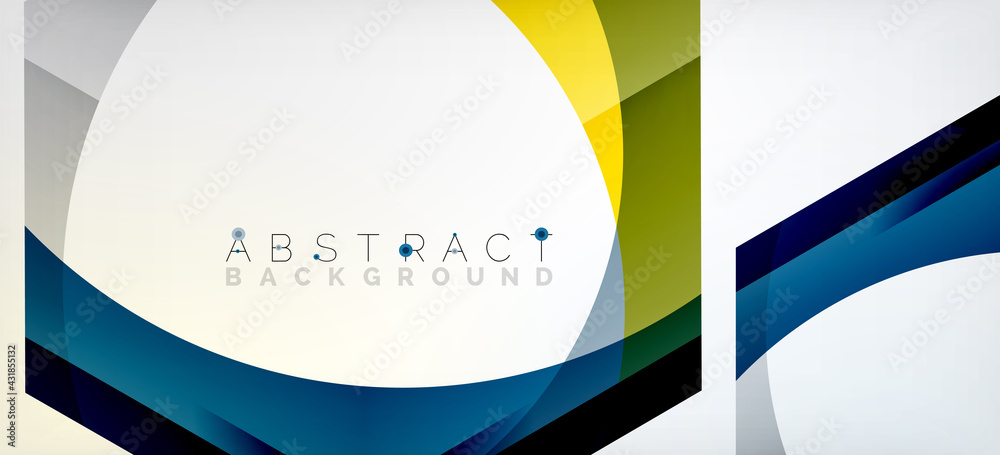 Transparent hexagons geometric shapes abstract background Transparent hexagons geometric shapes abstract background