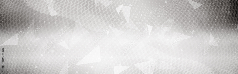 Gray halftone pattern with white line motion backdrop wallpaper. Clean Grey geometric background. Gray halftone pattern with white line motion backdrop wallpaper. Clean Grey geometric background.