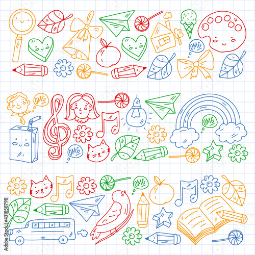 E-learning and online education. Small children. Creativity and imagination.