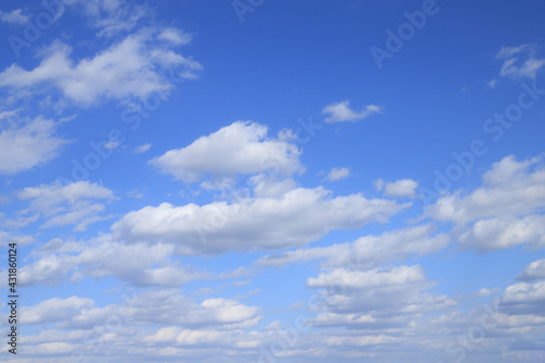 Fototapeta Naklejka Na Ścianę i Meble -  Blue sky with clouds, Background