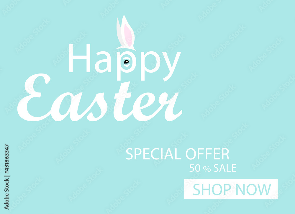 Easter sale banner Easter sale banner