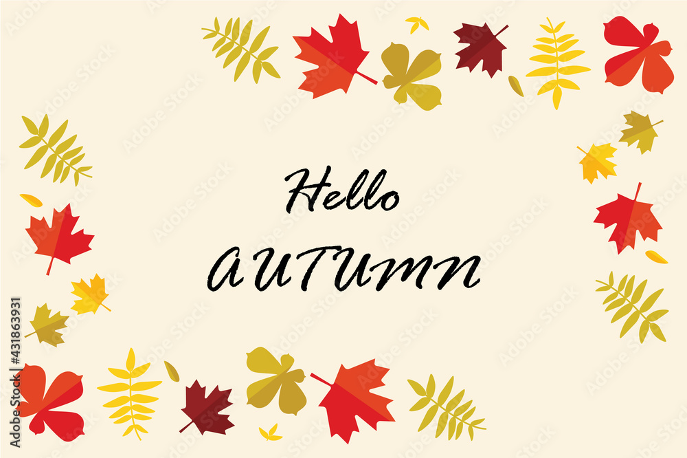 Autumn design vector