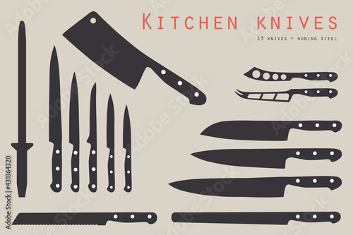 Cutting knives set