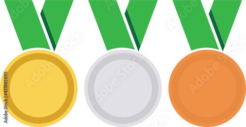 Gold, silver, bronze medal