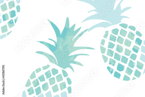Pineapple fruit background