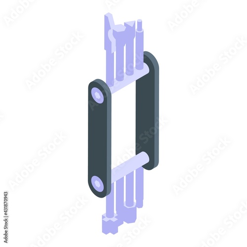 Pocket multitool icon. Isometric of Pocket multitool vector icon for web design isolated on white background