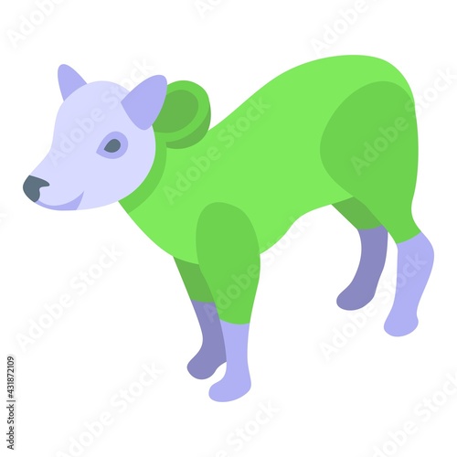 Canvas Print Dog garb icon