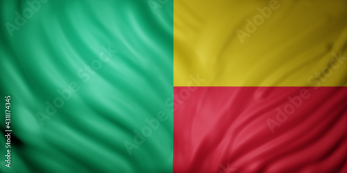  Benin 3d flag