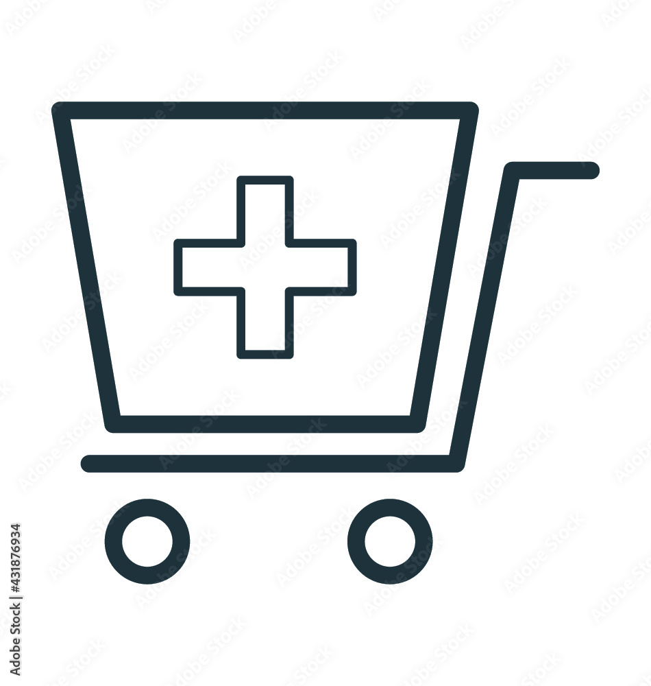 Fototapeta premium Pharmacy Cart 