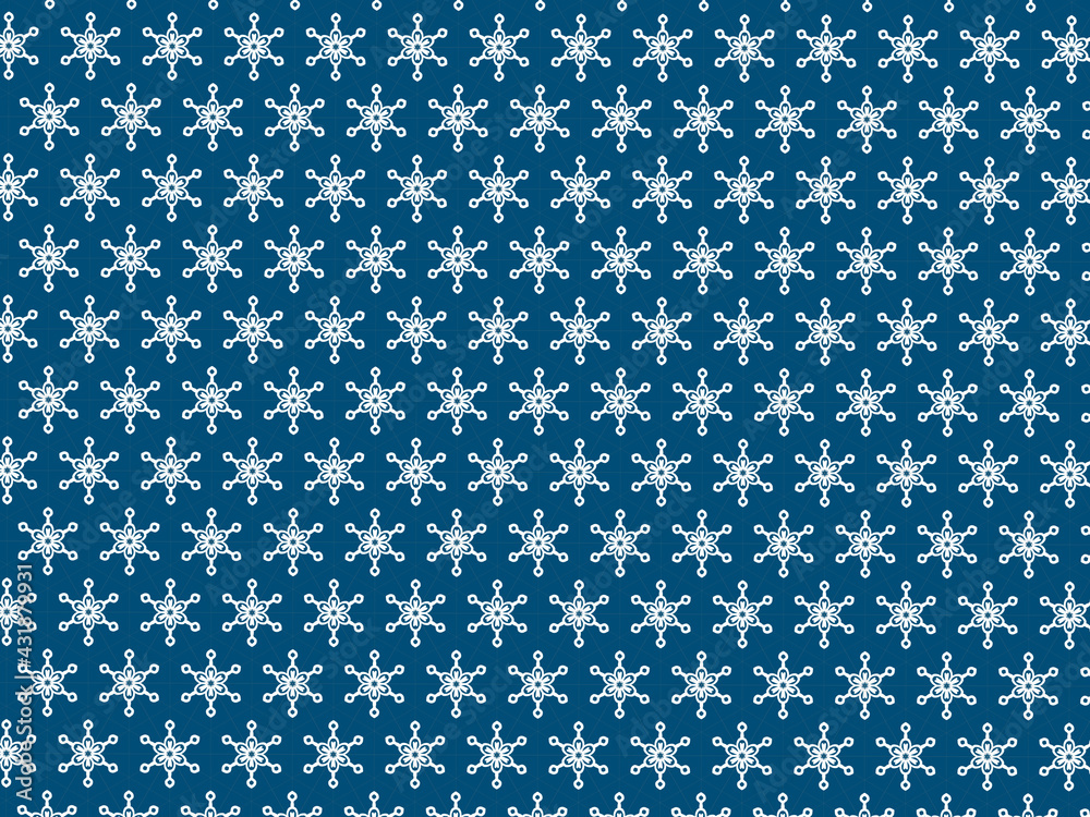 Indigo and white block pattern seamless for textile wall tile decor background designing motif. Indigo and white block pattern seamless for textile wall tile decor background designing motif.