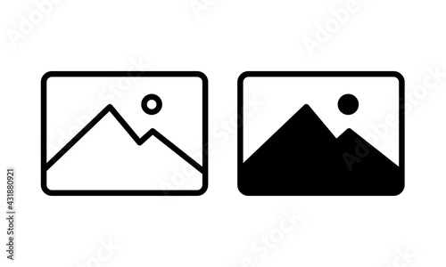 picture icon, Image symbol vector