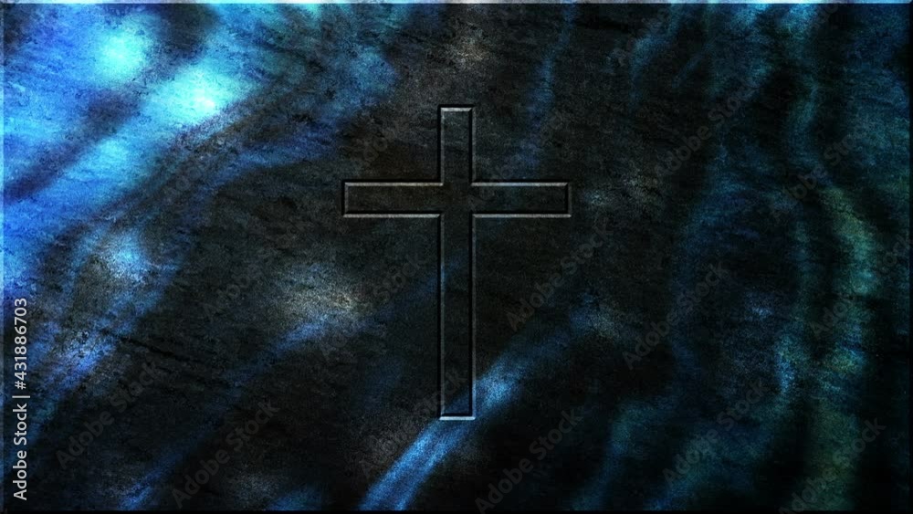 Christian Cross Background Loop