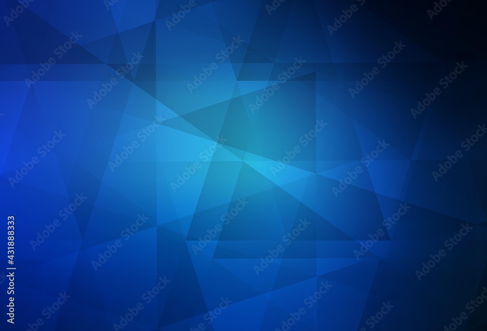 Dark BLUE vector low poly layout. Dark BLUE vector low poly layout.
